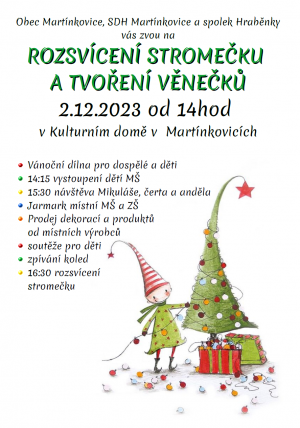 Rozsvícení stromečku